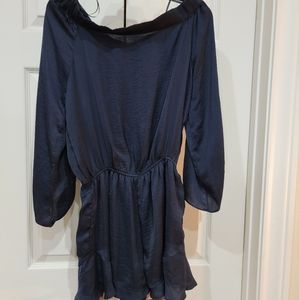 Navy long sleeve Medium Romper